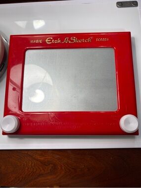 Classic Etch A Sketch Red Drawing Toy